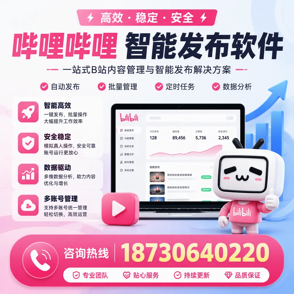 哔哩哔哩智能发布软件适用场景分析:在 来宾 的最佳实践